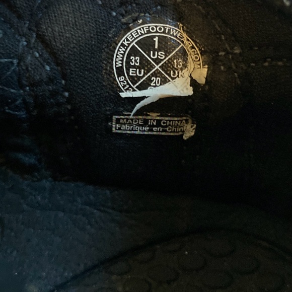 Keen boys/youth blue and gray sandals size 1 - Picture 5 of 5